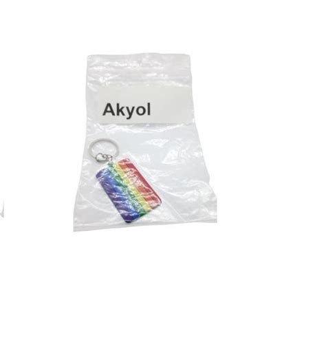 Akyol Regenboogvlag Sleutelhanger Gay Pride Lgbtq Regenboog Decoratie Rainbow Bol