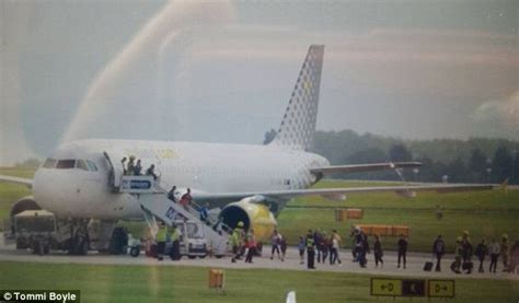 Airbus 320 Evacuated After Plane Crashed Into A Tow Truck At Manchester