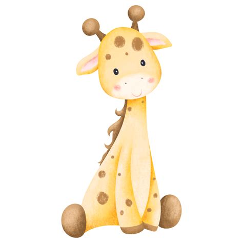 söt tecknad serie giraff illustration 23354085 PNG