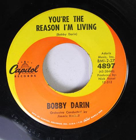 Bobby Darin Bobby Darin Bobby Darin Rpm You Re The Reason I M