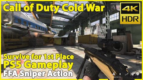 Pelington 703 Sniper On Call Of Duty Cold War Gameplay 4K HDR 60fps