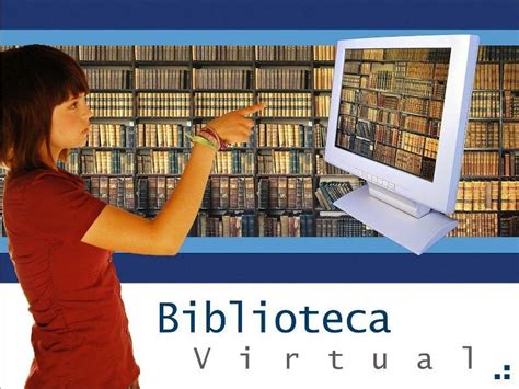 A Woman Pointing At A Computer Screen In Front Of Bookshelves