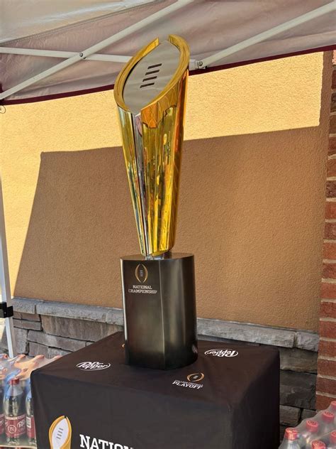 Yes The CFP National Championship Trophy Was At A Circle K In Auburn