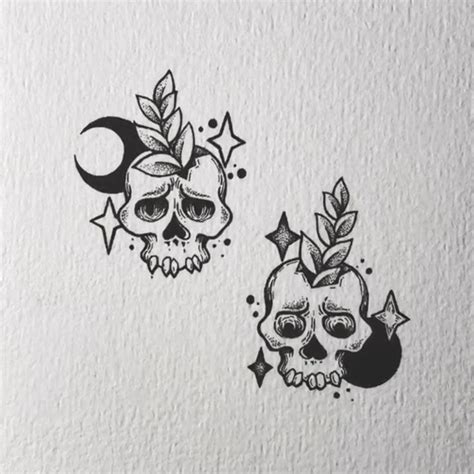 Spooky Skull Tattoos