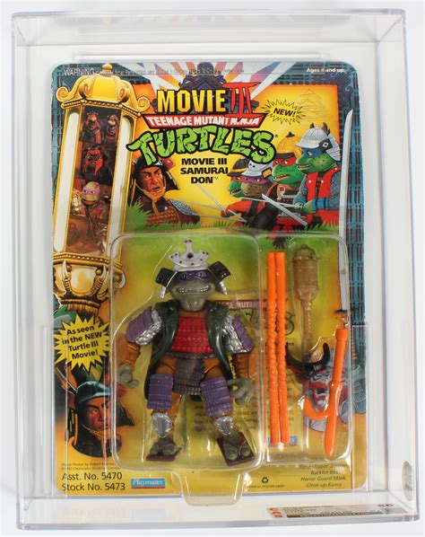 1993 Playmates Teenage Mutant Ninja Turtles Movie Iii Carded Action Figure Samurai Don