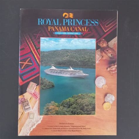 ROYAL PRINCESS Princess Cruises Panama Canal 1988 1989 Brochure Rates