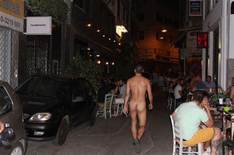 Urban Nudism Athens 2 8 2014 St Eirini Sq Psyrri Porn Photo Pics