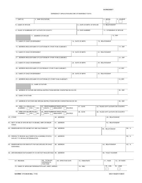 Form Navpers W Fill Out Printable Pdf Forms Online