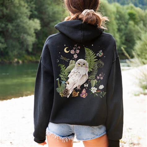 Owl Hoodie Etsy