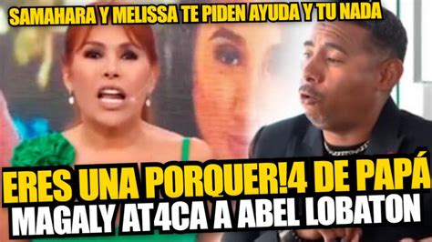 Magaly Medina estalla contra Abel Lobatón tras minimizar reproches de