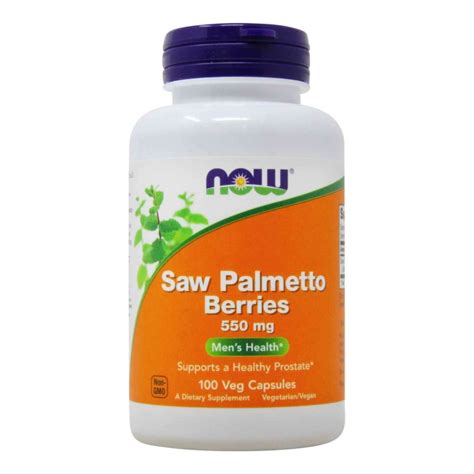 NOW Foods Saw Palmetto Berries 100 kapslí 550mg | Eshop Poza.sk