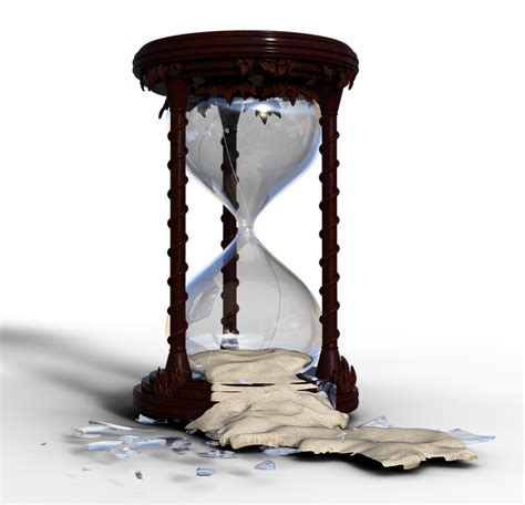 Download Hourglass Flow Of Time Broken Royalty Free Stock Illustration Image Pixabay