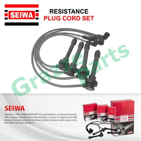 Seiwa Made In Japan Spark Plug Cable Wire For Proton Wira 1 6 4G92