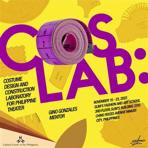 Coslab Costume Design And Construction Laboratory For Philippine