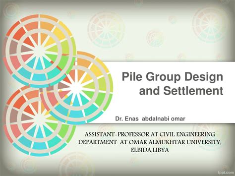 Pdf Pile Group Design And Settlement Calculate