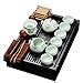 Amazon Fanquare Chinese Ceramic Kung Fu Tea Set With Tea Tray And