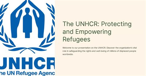 The Unhcr Protecting And Empowering Refugees