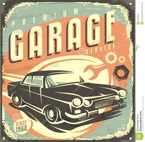 Garage vintage metal sign | Car wash posters, Retro cars, Vintage ...