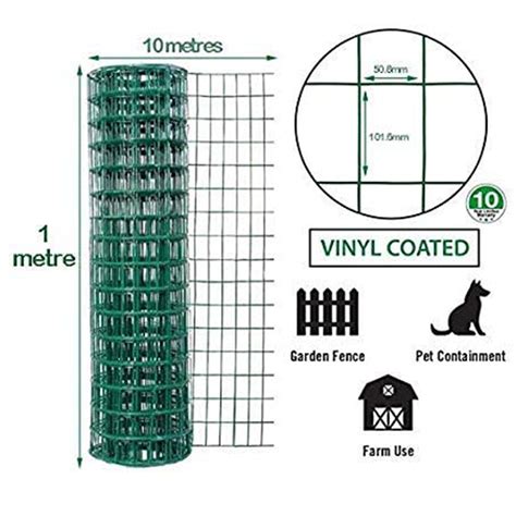 Simpa Multipurpose Green PVC Coated Galvanised Steel Wire Garden