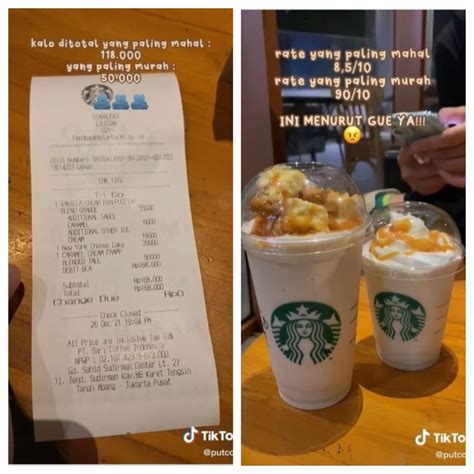 Warganet Eksperimen Beli Minuman Termurah Dan Termahal Di Starbucks