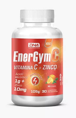 Suplemento En Comprimidos Efervescentes DNA Energym C Vitamina C Zinc