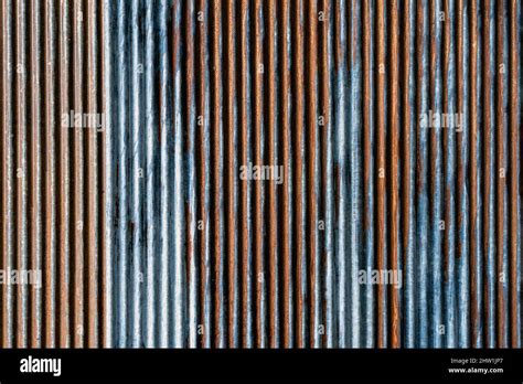 Artistic Of Old And Rusty Zinc Sheet Wall Vintage Style Metal Sheet Roof Texture Pattern Of