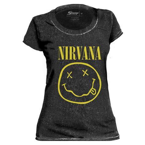 Camiseta Feminina Especial Nirvana Smile