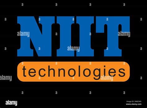 NIIT Technologies, Logo, Black background Stock Photo - Alamy