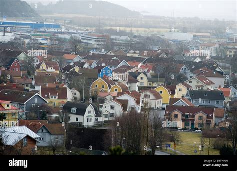 Swedish village, Kungsbacka Stock Photo - Alamy