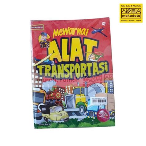 Jual COLORING BOOK BUKU MENGGAMBAR MEWARNAI ALAT TRANSPORTASI MURAH