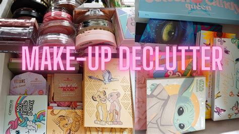 Make Up Declutter Clean My Vanity Organize My Make Up Youtube