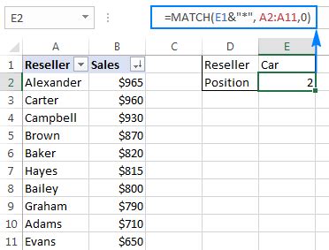 Excel Function To Find Matching Text