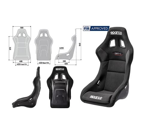 Sparco Seat Qrt C Carbon Black