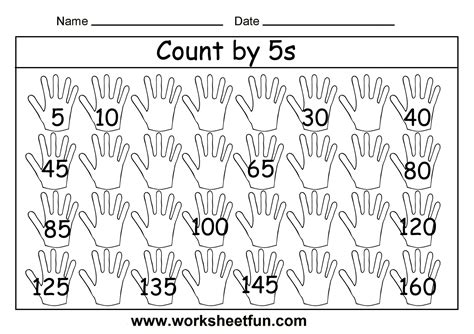 Counting By S Worksheet