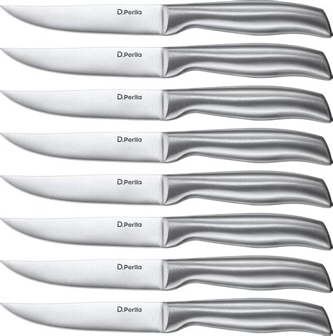 Amazon D Perlla Steak Knives Super Sharp Straight Edge Steak