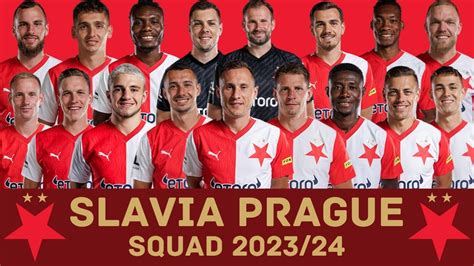 SK SLAVIA PRAGUE Squad Season 2023 24 Slavia Praha