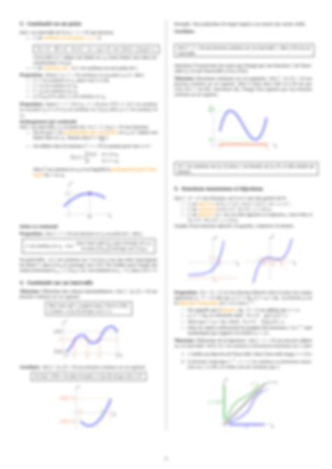 Solution Formules Mathematique Analyse Limites Et Fonctions Continues