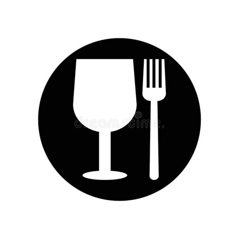 Glass And Fork Logo Vector Stock Vector Illustration Of Quality