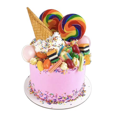 Pink Candyland 🌈💖 Create Your Cake