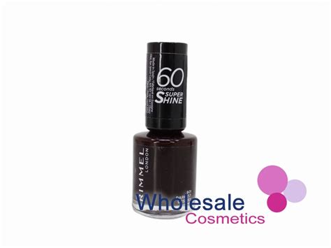 X Rimmel Seconds Super Shine Nail Polish Darkest Desires