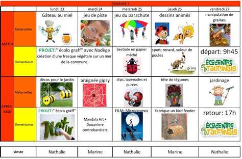 Programme Alsh T Pour Les Parents D L Ves De Montreuil Sur Ille