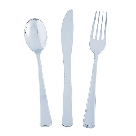 Oriental Trading Company Metallic Plastic Flatware Sets | Wayfair