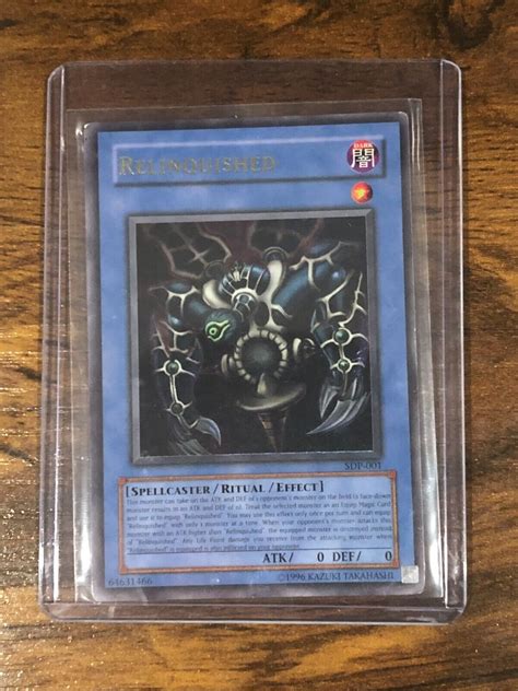 Relinquished Sdp Unlimited Ultra Rare Nm Near Mint Yu Gi