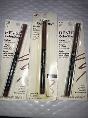 3 Liner Lot REVLON Colorstay Lip Liner With Softflex 630 NUDE Sealed