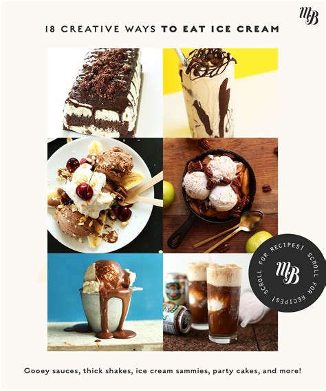 18 Creative Ways To Eat Ice Cream Vegan Minimalist Baker