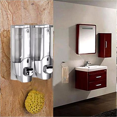 Jual Dispenser Sabun Cair DOUBLE Soap Dispenser 2 Tabung 350 ML