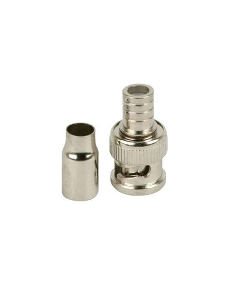 Bnc Male 2 Piece Crimp On Connector Securitech1