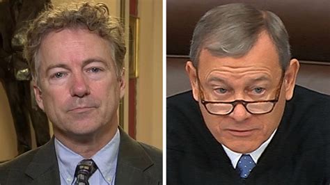 Rand Paul On Senate Floor Reads Impeachment Trial Question That Roberts