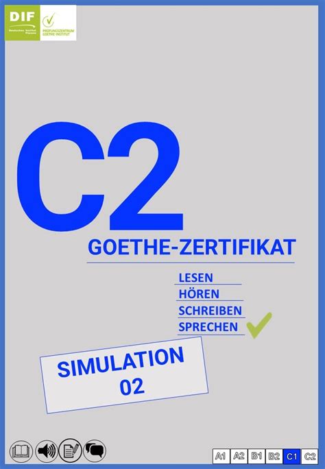 Goethe Zertifikat C Simulation Complete With Reading Listening