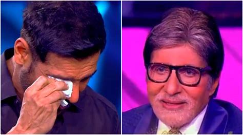 John Abraham Bursts Into Tears On Kbc Reveals How Amitabh Bachchan